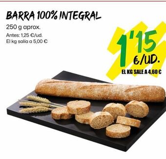 AhorraMas Pan de barra oferta