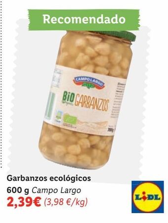 Lidl Garbanzos oferta
