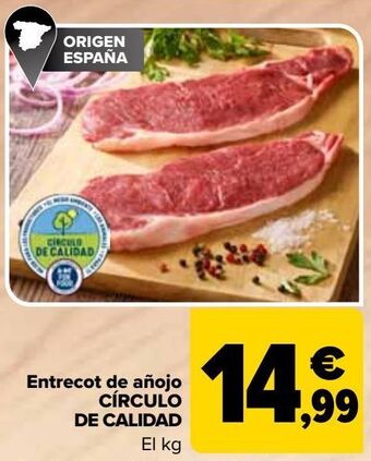 Carrefour Market Entrecot de añojo círculo de calidad oferta