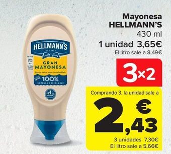 Carrefour Mayonesa hellmann's oferta