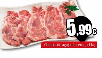 Unide Market Chuleta de aguja de cerdo oferta