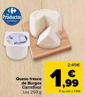 Carrefour Market Queso fresco de burgos carrefour oferta