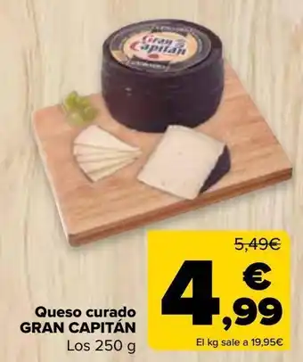 Carrefour Market Queso curado gran capitán oferta