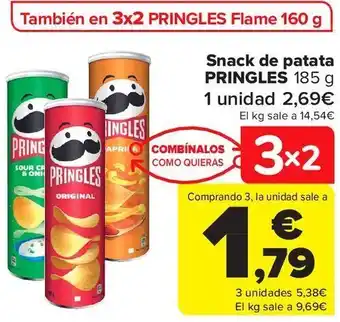 Carrefour Snack de patat pringles oferta