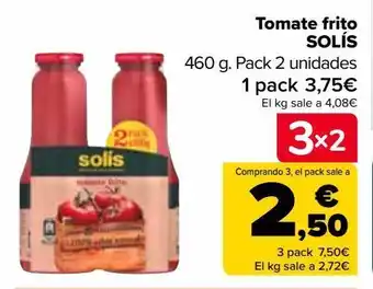 Carrefour Market Tomate frito solís oferta