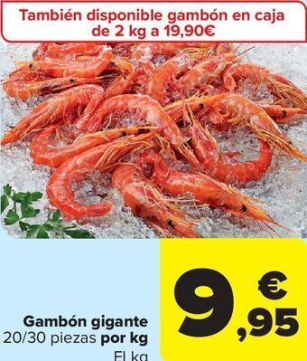 Carrefour Gambón gigante oferta