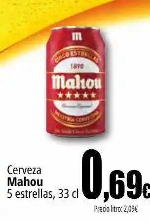 Unide Market Cerveza mahou 5 estrellas oferta