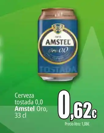 Cerveza tostada 0,0 amstel oro