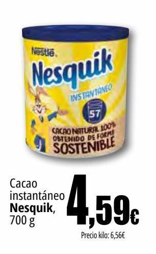 Unide Market Cacao instantáneo nesquik oferta