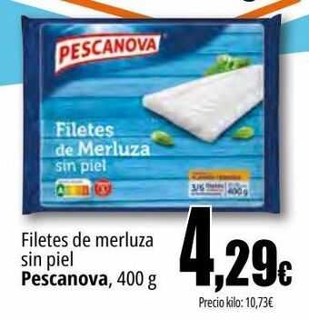 Unide Supermercados Filetes de merluza sin piel pescanova oferta