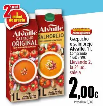 Unide Supermercados Gazpacho o salmorejo alvalle oferta