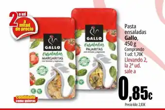 Unide Market Pasta ensaladas gallo oferta