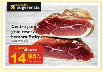 Supermercados La Despensa Centro Jamón Gran Reserva Hembra Estirpe oferta