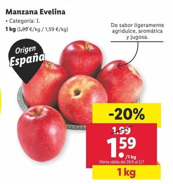 Lidl Manzanas oferta
