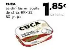 Supermercados Lupa Cuca Sardinillas En Aceite De Oliva Rr-125, 80gr oferta