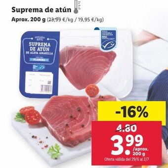 Lidl Atún oferta