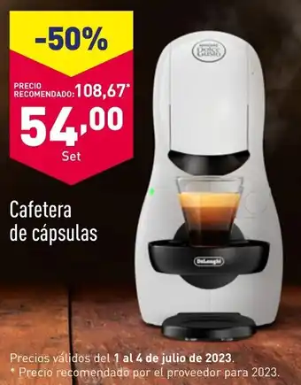 ALDI Cafetera de cápsulas oferta