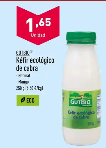 ALDI GUTBIOⓇ Kéfir ecológico de cabra oferta