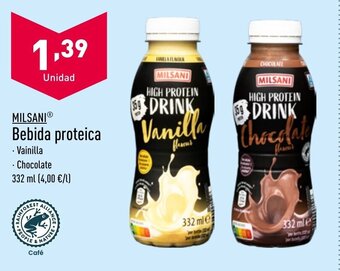 ALDI MILSANIⓇ Bebida proteica oferta