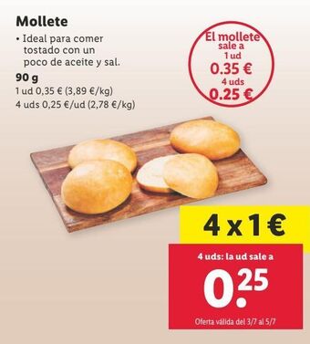 Lidl Pan oferta