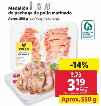 Lidl Pechuga de pollo oferta