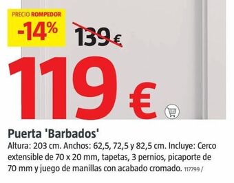 Bauhaus Puertas oferta
