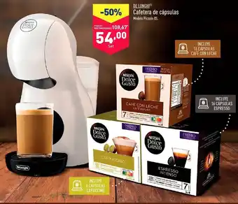 Cafetera de cápsulas de longhi