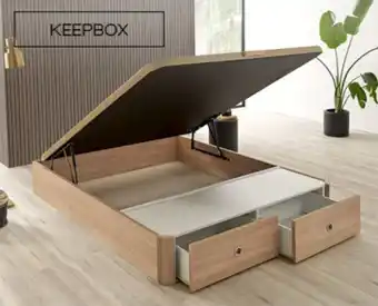 La Tienda Home Canapé abatible con cajones keepbox oferta