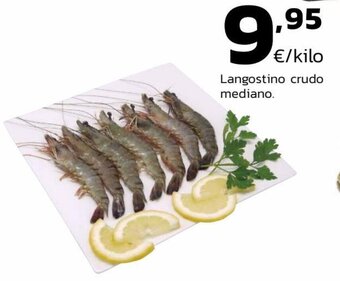 Supermercados Lupa Langostino crudo mediano. oferta