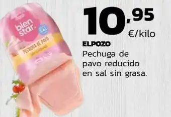 Supermercados Lupa ELPOZO Pechuga de pavo reducido en sal sin grasa. oferta