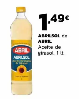 Supermercados Lupa ABRILSOL de ABRIL Aceite de girasol, 1 lt. oferta