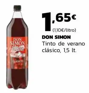 Supermercados Lupa DON SIMON Tinto de verano clásico, 1,5 lt. oferta