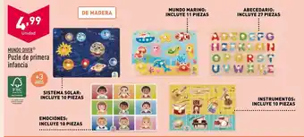 ALDI MUNDO DIVERⓇ Puzle de primera infancia oferta