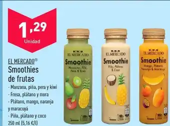 ALDI Smoothies de frutas el mercado oferta