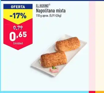 ALDI Napolitanas mixta el horno oferta