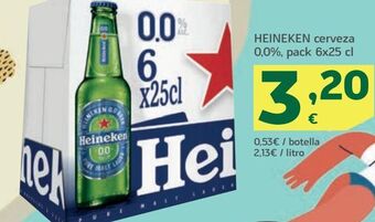 HiperDino Cerveza heineken oferta