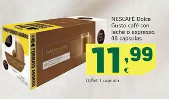 HiperDino Cápsulas de café nescafé® dolce gusto® oferta