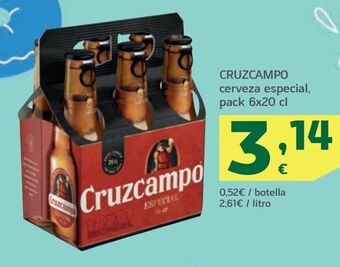 HiperDino Cerveza cruzcampo oferta