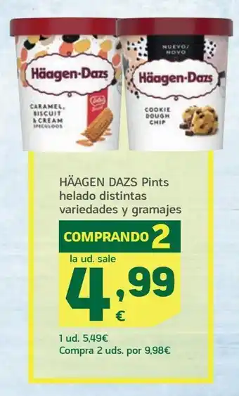 HiperDino Helados häagen-dazs oferta