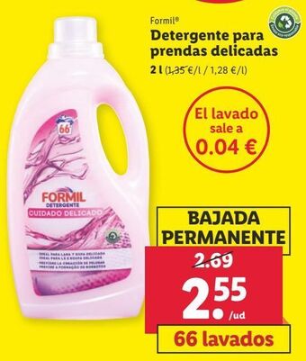 Lidl Detergente formil oferta