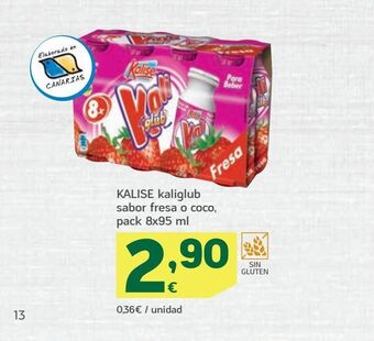 HiperDino Yogur líquido kalise oferta