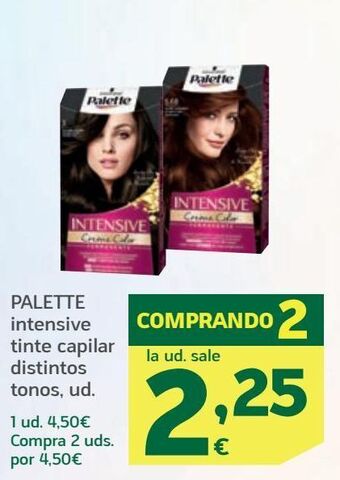 HiperDino Tinte de pelo palette oferta