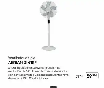 Fnac Ventilador de pie oferta