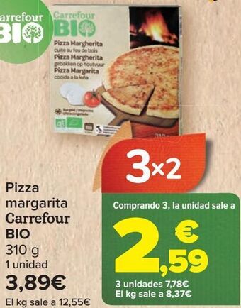 Carrefour Pizza margarita carrefour bio oferta