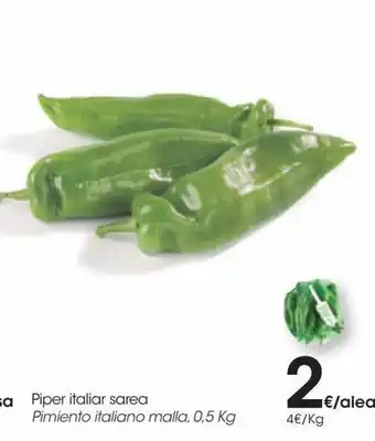 Eroski Pimiento italiano malla 0,5 kg oferta