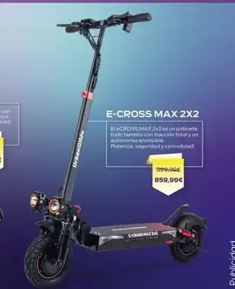Fnac E-cross max 2x2 oferta