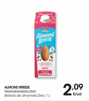 Eroski Almond breeze bebida de almendra zero 1 l oferta