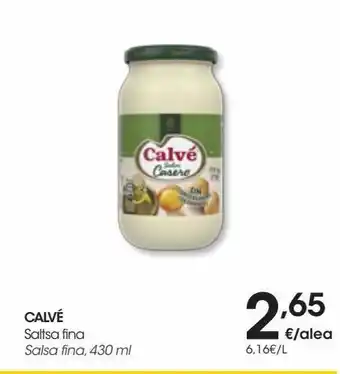 Eroski Calve salsa fina 430 ml oferta