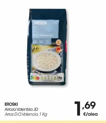 Eroski Eroski arroz d.o.valencia 1 kg oferta