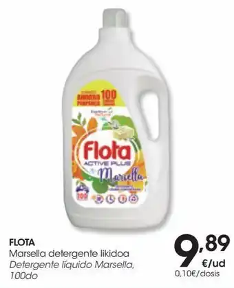 Eroski Flota detergente liquido marsella 100do oferta